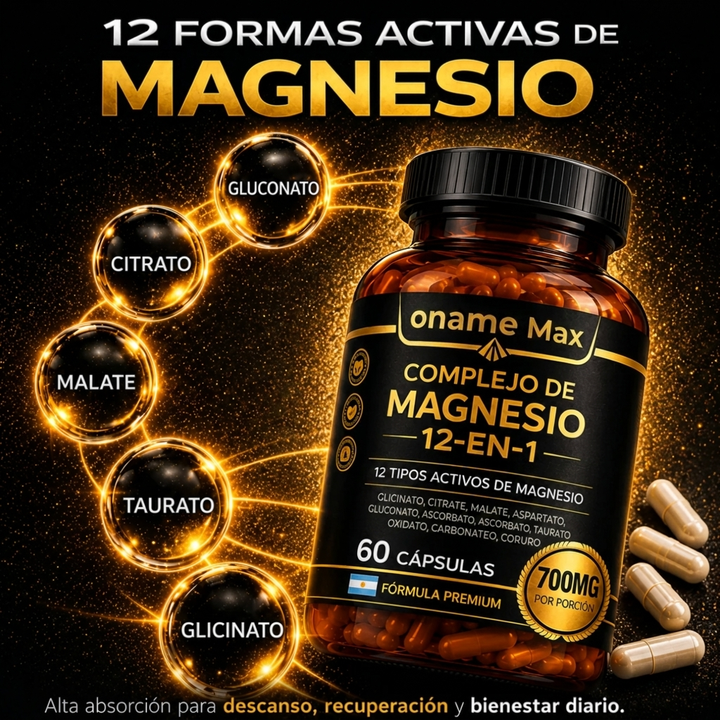 Oname Max | Complejo de Magnesio 12 en 1