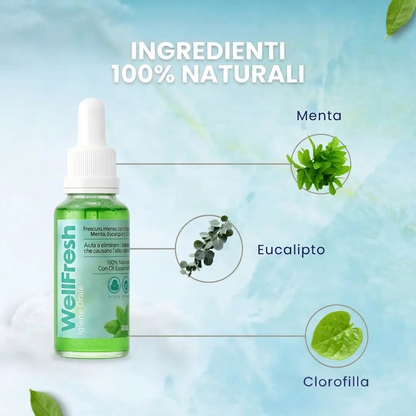 Well Fresh™ | Gocce naturali contro l'alito cattivo + Ebook 🎁
