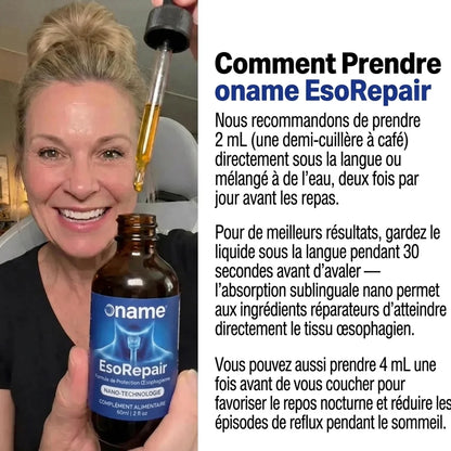 Oname EsoRepair™ | Réparateur œsophagien nano-sublingual