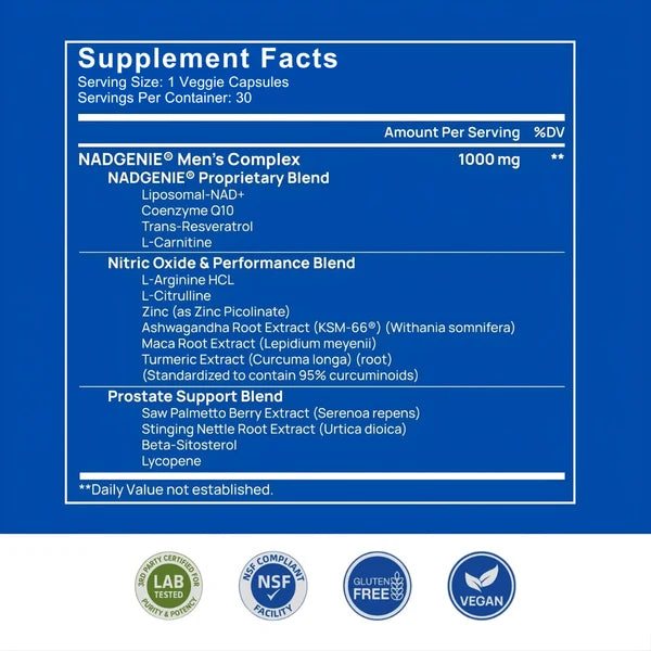 Oname NAD+ Supplement for Men
