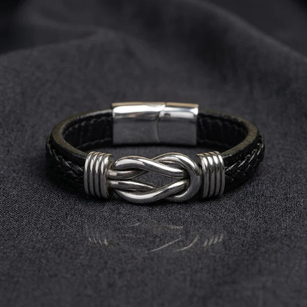 A Mi Esposo | Siempre Unidos | Pulsera de Cuero