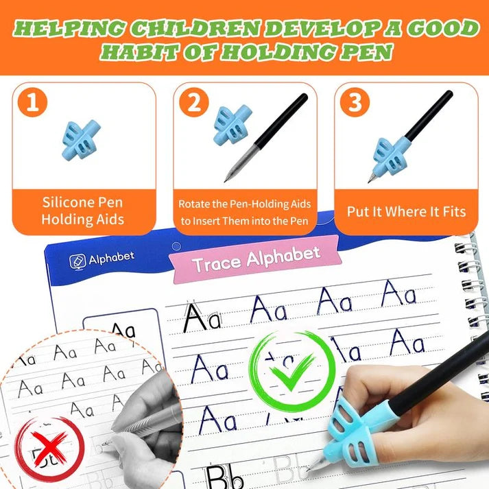 Oname Reusable Grooved Handwriting Workbook for Kids