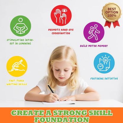Oname Reusable Grooved Handwriting Workbook for Kids