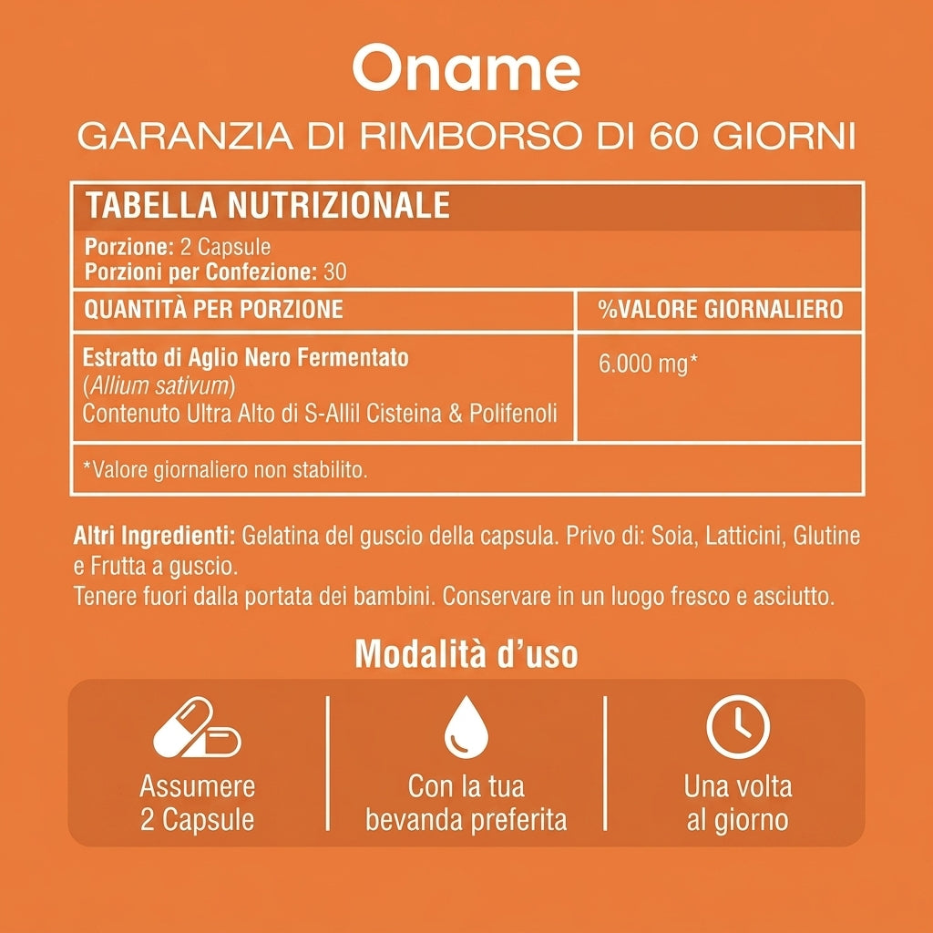 UriClear - Protocollo di ripristino dell'aglio nero fermentato